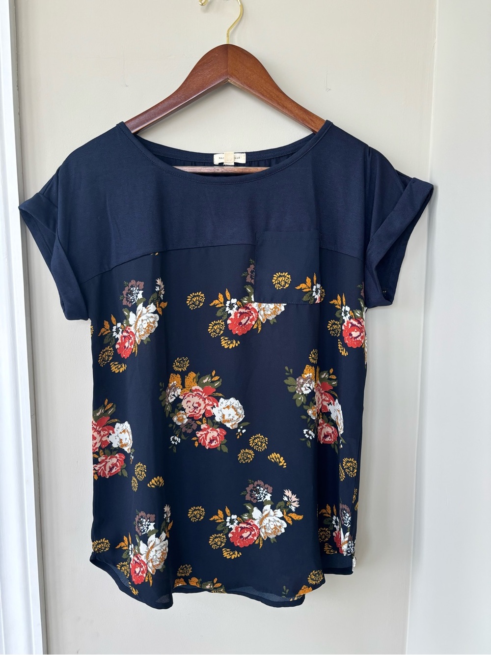 Mason & Belle fall floral top stitch fix size small
